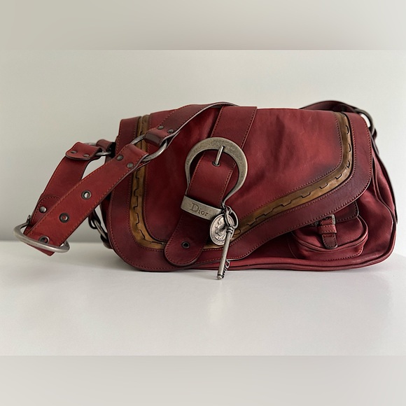 Dior Handbags - Authentic Vintage Christian Dior Gaucho Saddle Bag